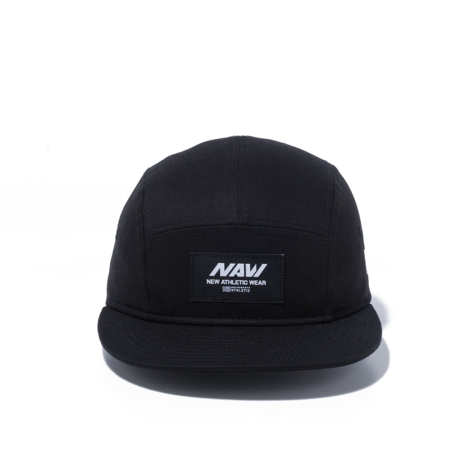 ジェットキャップ ONEHUNDRED ATHLETIC NAW ロゴ ブラック