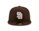 59FIFTY MLB オンフィールド サンディエゴ・パドレス オルタネイト ブラウン