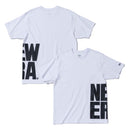 【ストア限定】半袖 コットン Tシャツ サイドロゴ スクエアニューエラ リラックスフィット ホワイト