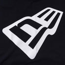 【ストア限定】半袖 コットン Tシャツ サイドロゴ フラッグロゴ リラックスフィット ブラック