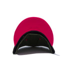 LP 59FIFTY MLB カスタム ニューヨーク・ヤンキース ダークグリーン × ストロベリー ブライトローズバイザー