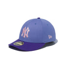 LP 59FIFTY MLB カスタム ニューヨーク・ヤンキース パープル × ピンク バーシティパープルバイザー