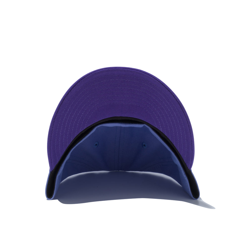LP 59FIFTY MLB カスタム ニューヨーク・ヤンキース パープル × ピンク バーシティパープルバイザー