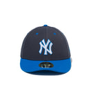 LP 59FIFTY MLB カスタム ニューヨーク・ヤンキース グラファイト × カリフォルニアブルー カーディナルブルーバイザー