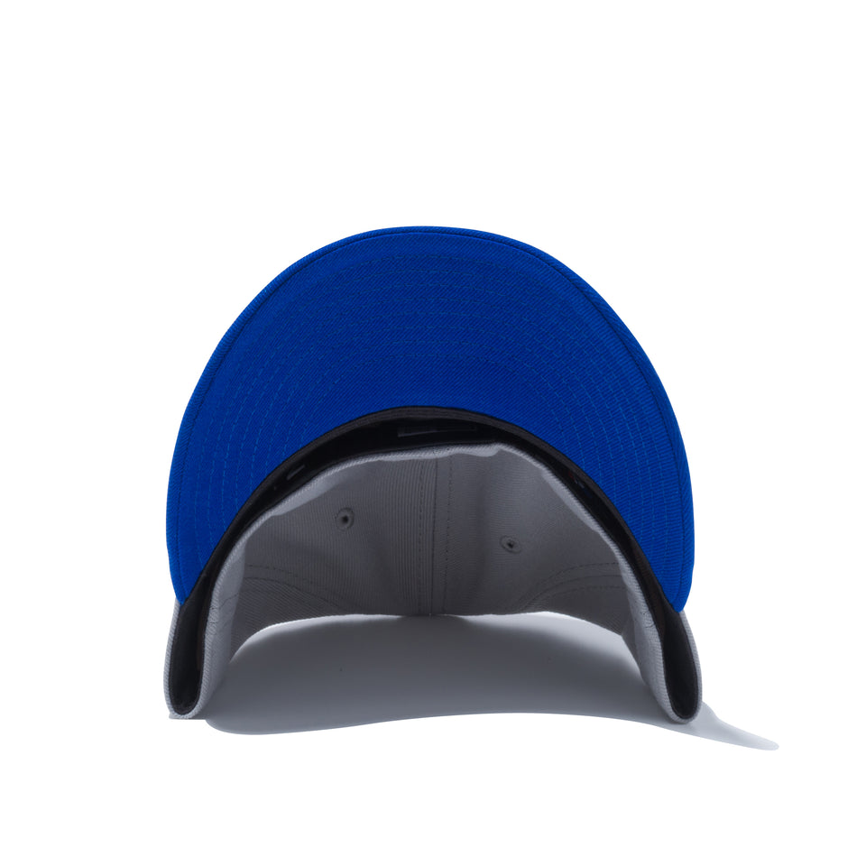 LP 59FIFTY MLB カスタム ロサンゼルス・ドジャース グレー × ロイヤル ブライトロイヤルバイザー