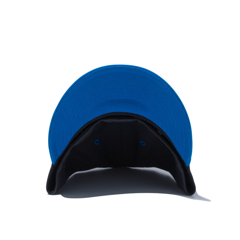 LP 59FIFTY MLB カスタム ロサンゼルス・ドジャース グラファイト × カリフォルニアブルー カーディナルブルーバイザー
