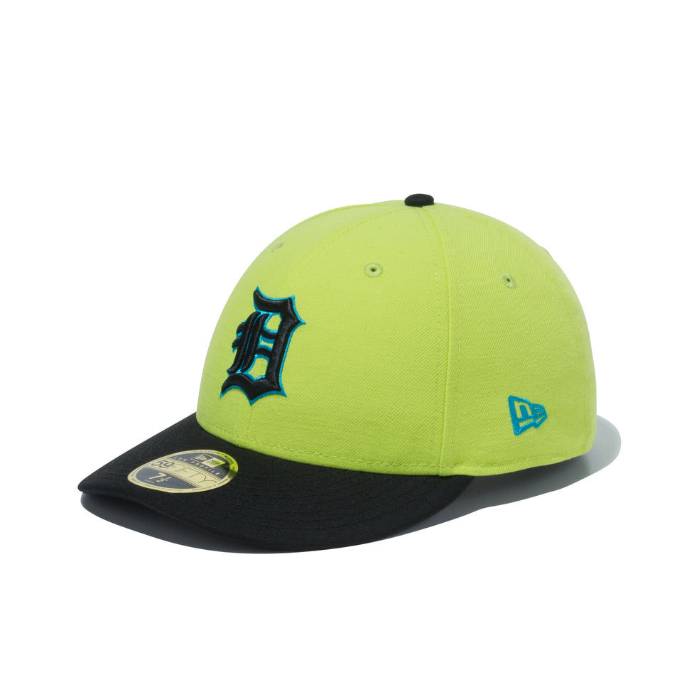 LP 59FIFTY MLB カスタム デトロイト・タイガース サイバーグリーン × カリプソグリーン ブラックバイザー