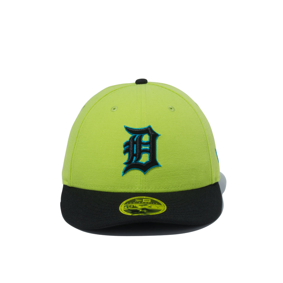 LP 59FIFTY MLB カスタム デトロイト・タイガース サイバーグリーン × カリプソグリーン ブラックバイザー