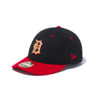 LP 59FIFTY MLB カスタム デトロイト・タイガース ブラック × ラディアントレッド スカーレットバイザー