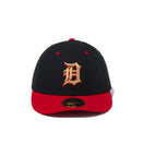 LP 59FIFTY MLB カスタム デトロイト・タイガース ブラック × ラディアントレッド スカーレットバイザー