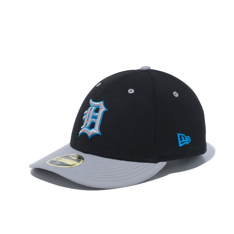 LP 59FIFTY MLB カスタム デトロイト・タイガース ブラック × クラウド グレーバイザー