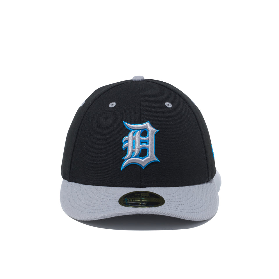 LP 59FIFTY MLB カスタム デトロイト・タイガース ブラック × クラウド グレーバイザー