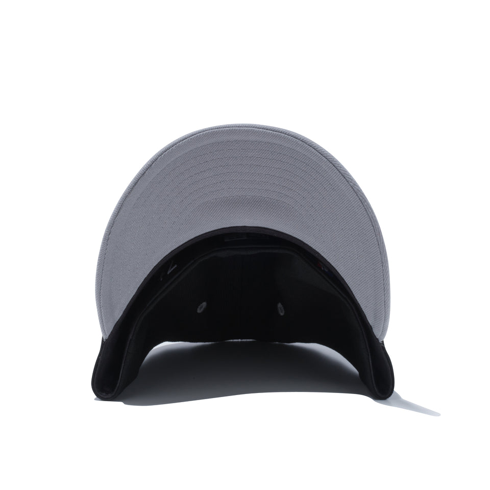 LP 59FIFTY MLB カスタム デトロイト・タイガース ブラック × クラウド グレーバイザー