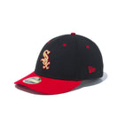 LP 59FIFTY MLB カスタム シカゴ・ホワイトソックス ブラック × ラディアントレッド スカーレットバイザー
