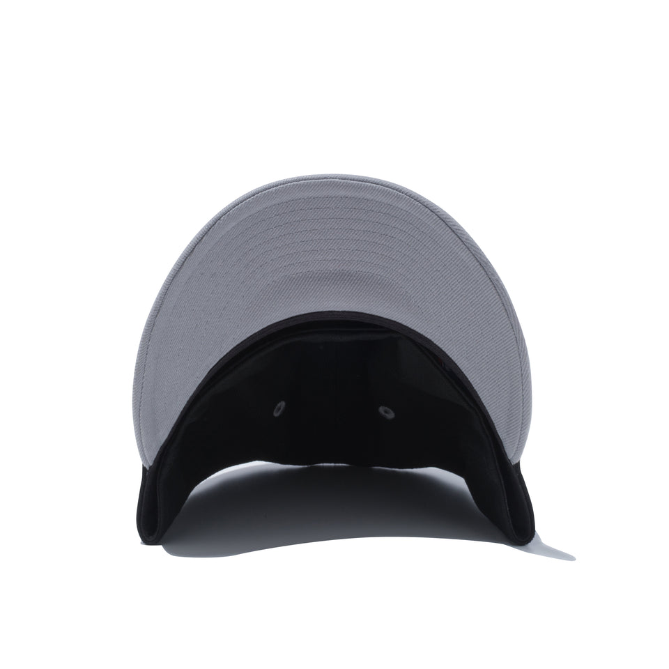 LP 59FIFTY MLB カスタム シカゴ・ホワイトソックス ブラック × クラウド グレーバイザー