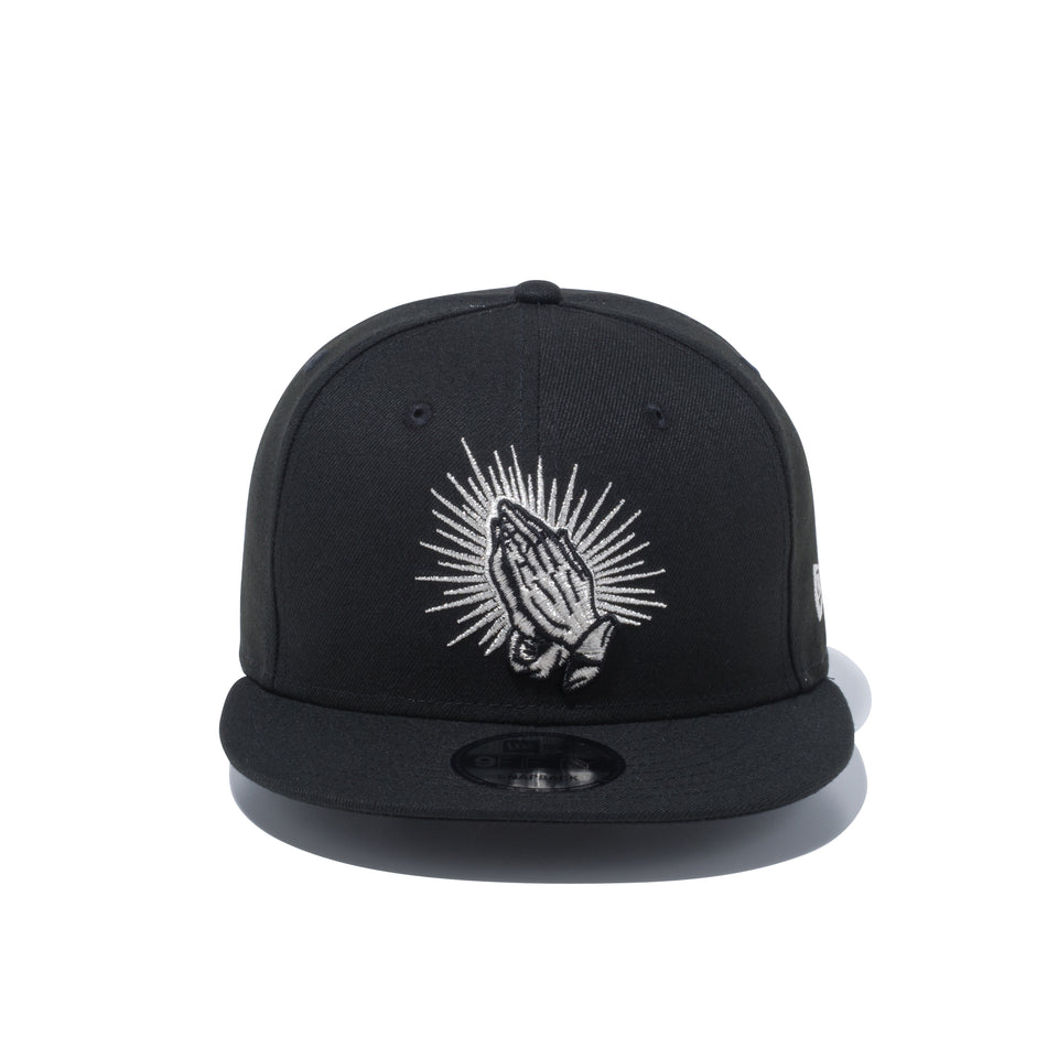 9FIFTY プレイハンド ブラック × メタリックシルバー