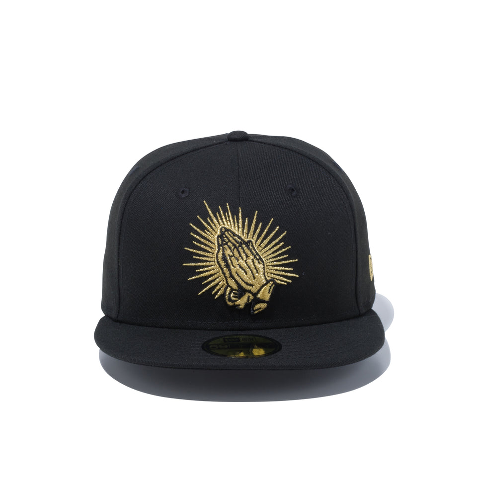 59FIFTY プレイハンド ブラック × メタリックゴールド