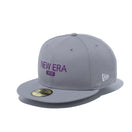 59FIFTY ニューエラ1920 ロゴ グレー × スノーホワイト / パープル