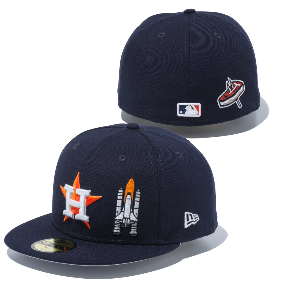 59FIFTY チームディスクライブ ヒューストン・アストロズ ネイビー