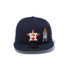 59FIFTY チームディスクライブ ヒューストン・アストロズ ネイビー