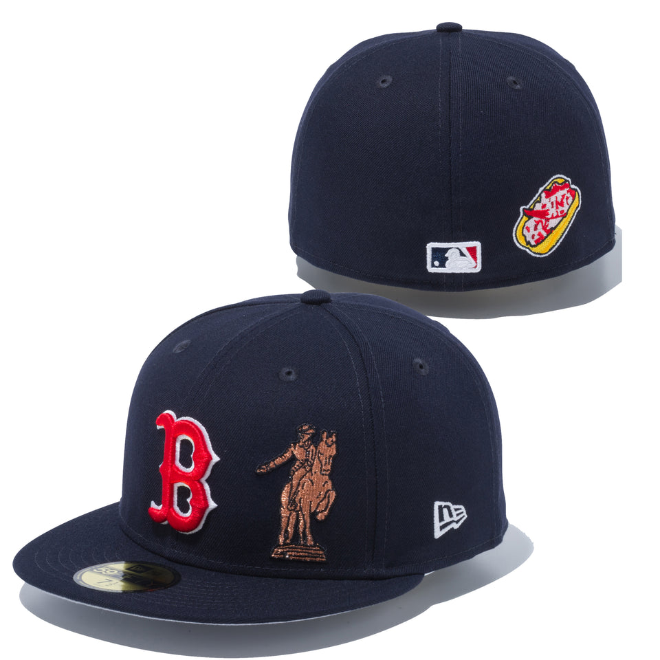 59FIFTY チームディスクライブ ボストン・レッドソックス ネイビー