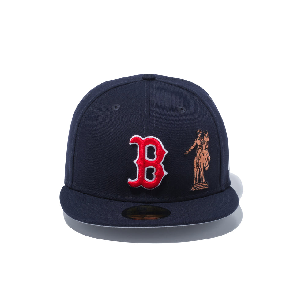 59FIFTY チームディスクライブ ボストン・レッドソックス ネイビー