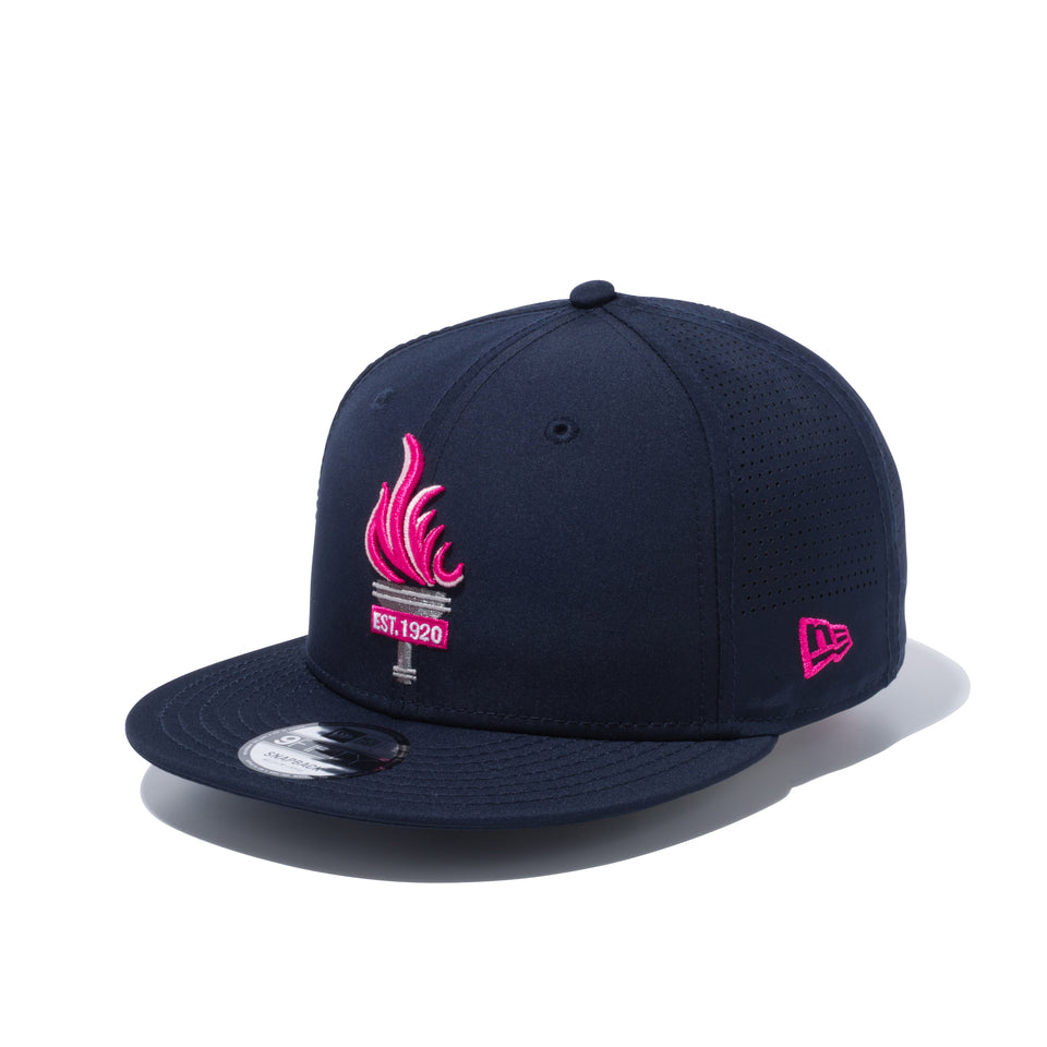9FIFTY ファイヤー ロゴ ネイビー