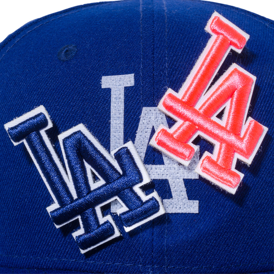 9FIFTY チェンジャブル バッジ ロサンゼルス・ドジャース ダークロイヤル