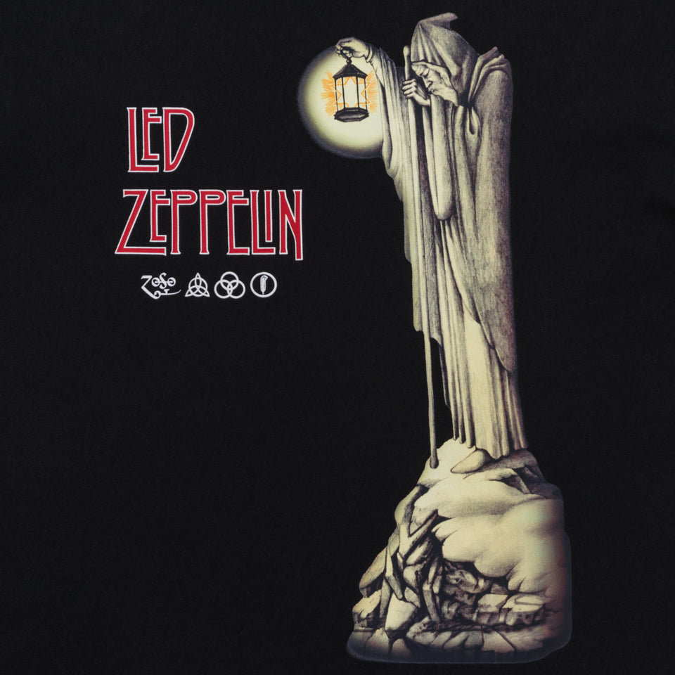 半袖 パフォーマンス Tシャツ LED ZEPPELIN レッド・ツェッペリン LED ZEPPELIN IV アートワーク ブラック