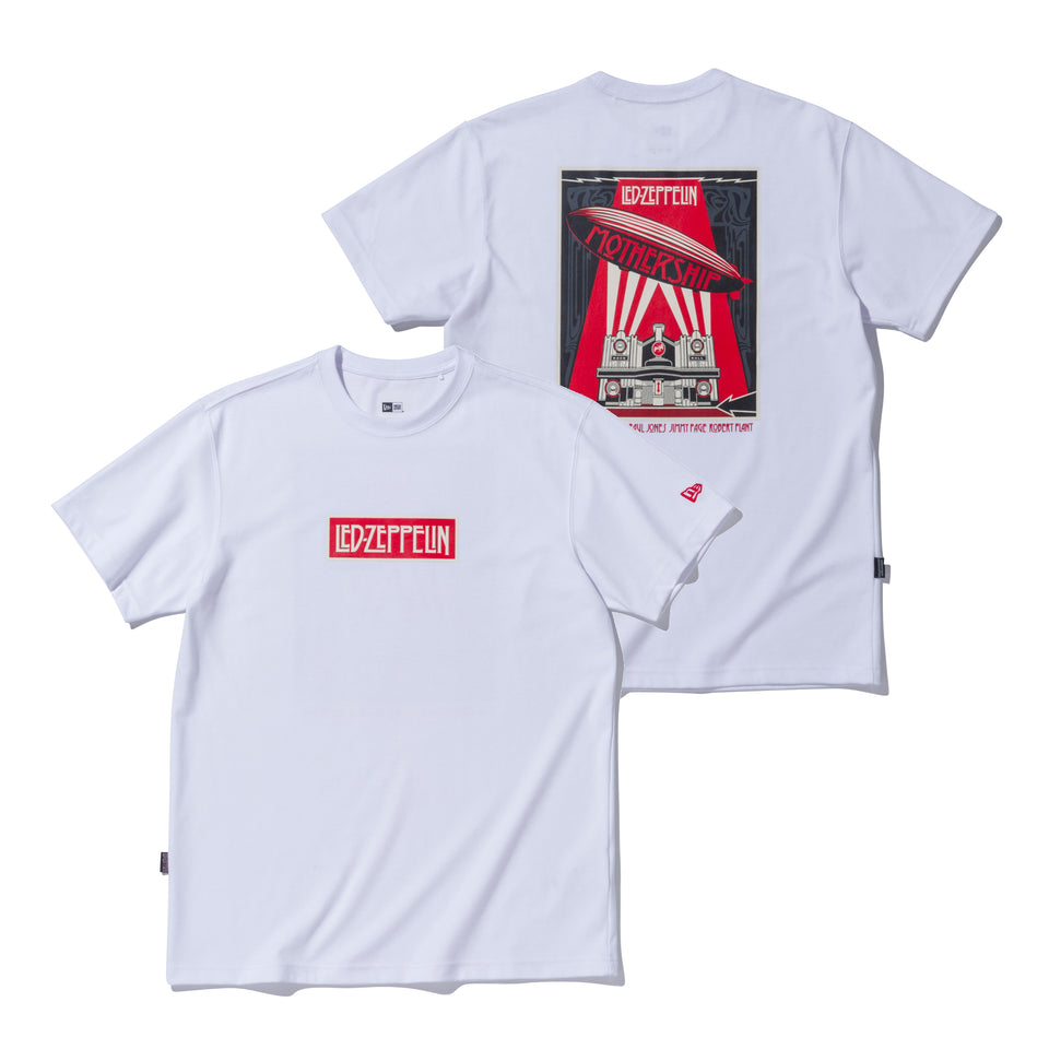 半袖 パフォーマンス Tシャツ LED ZEPPELIN レッド・ツェッペリン MOTHERSHIP ホワイト