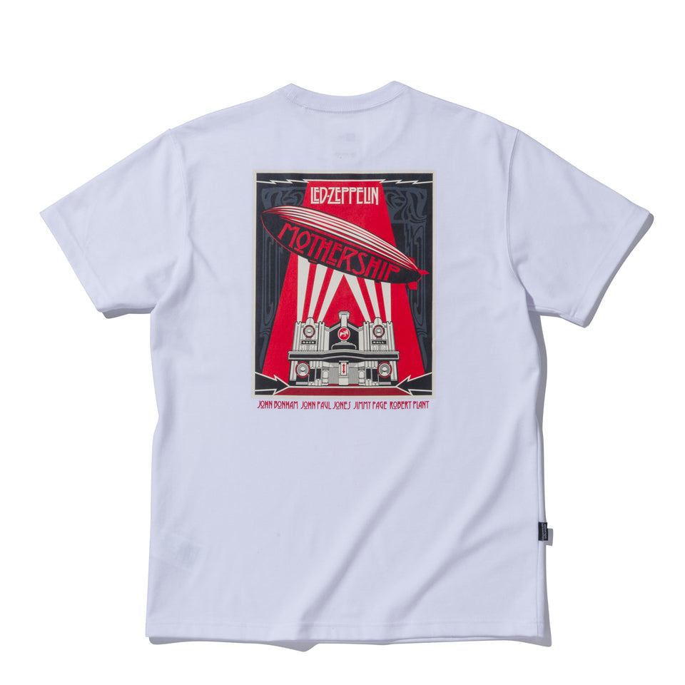 半袖 パフォーマンス Tシャツ LED ZEPPELIN レッド・ツェッペリン MOTHERSHIP ホワイト