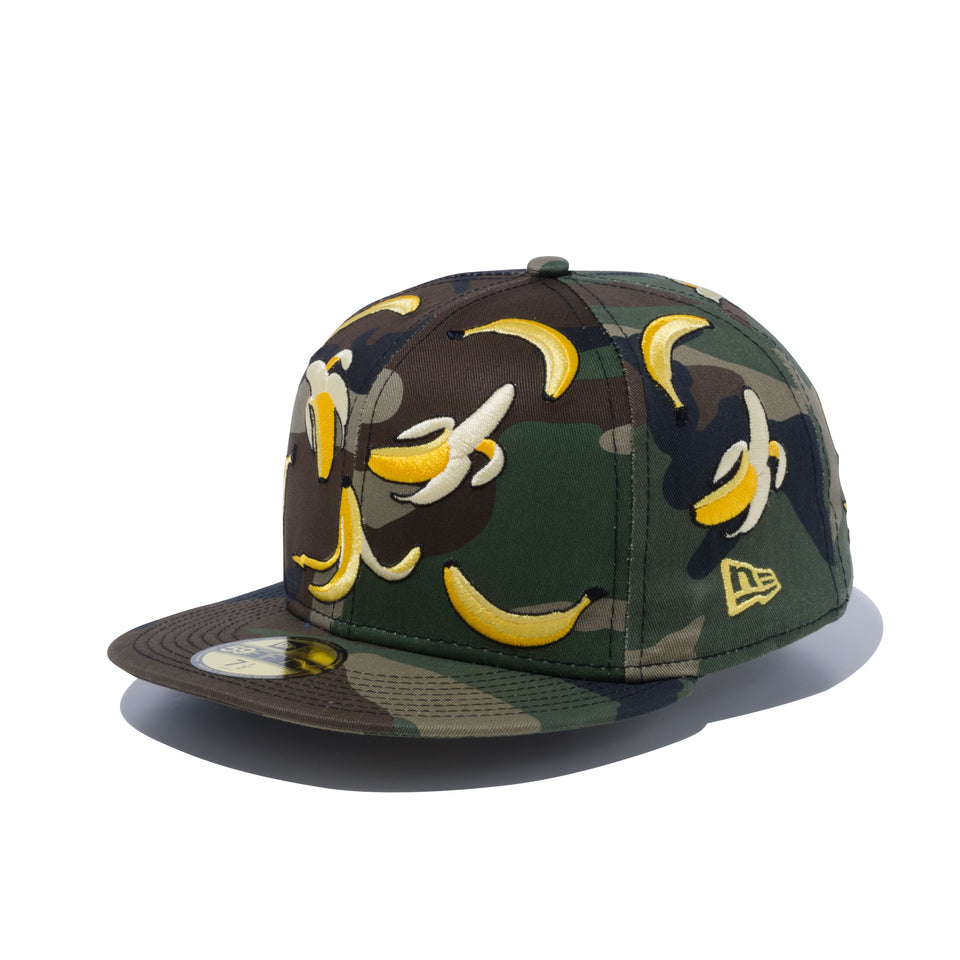 【ストア限定】 59FIFTY バナナ オールオーバー ウットランドカモ 【100th Monthly Limited】