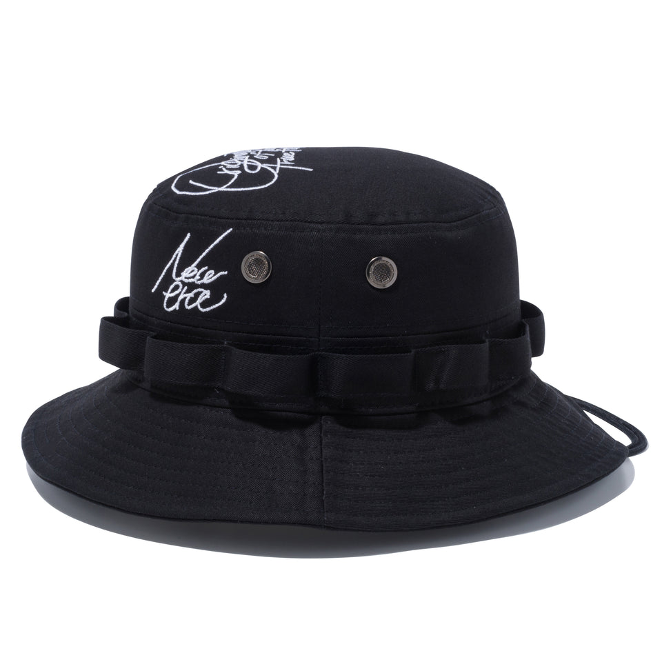 アドベンチャー ビッグロゴ Originators of the True Fitted ブラック
