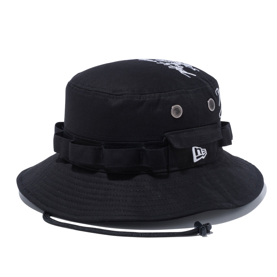 アドベンチャー ビッグロゴ Originators of the True Fitted ブラック