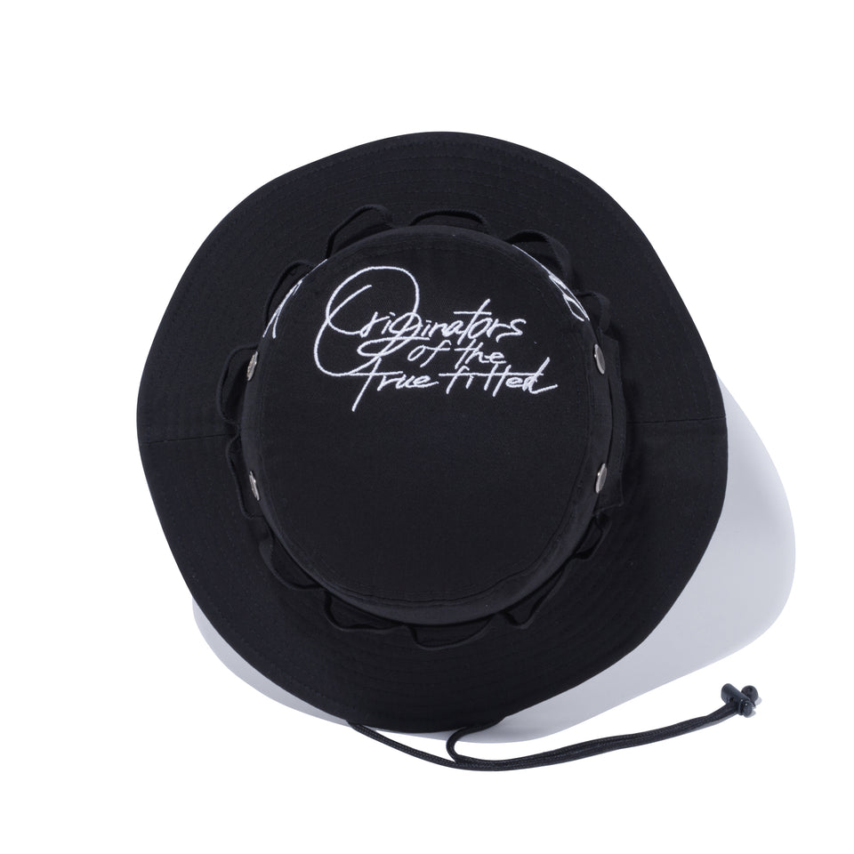 アドベンチャー ビッグロゴ Originators of the True Fitted ブラック