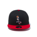 9FIFTY ディズニー ミッキー バスケット ブラック  スカーレットバイザー