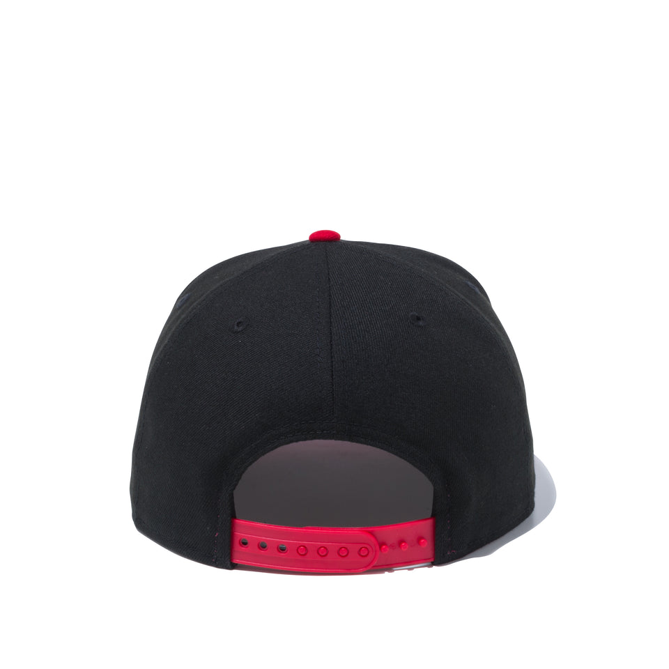 9FIFTY ディズニー ミッキー バスケット ブラック  スカーレットバイザー