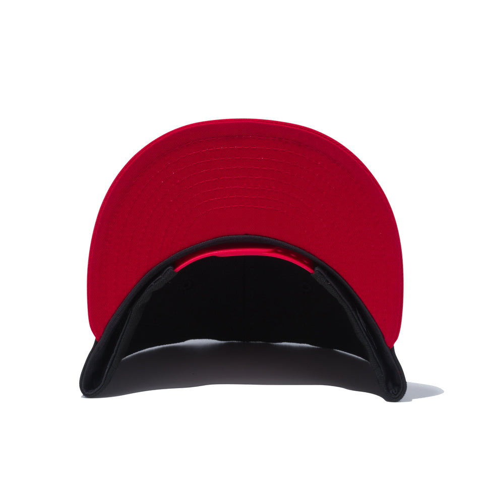 9FIFTY ディズニー ミッキー バスケット ブラック  スカーレットバイザー
