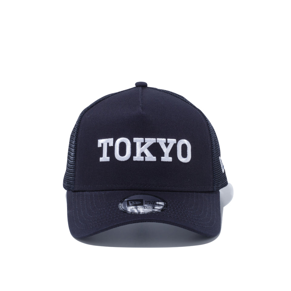 9FORTY A-Frame トラッカー TOKYO ロゴ ネイビー