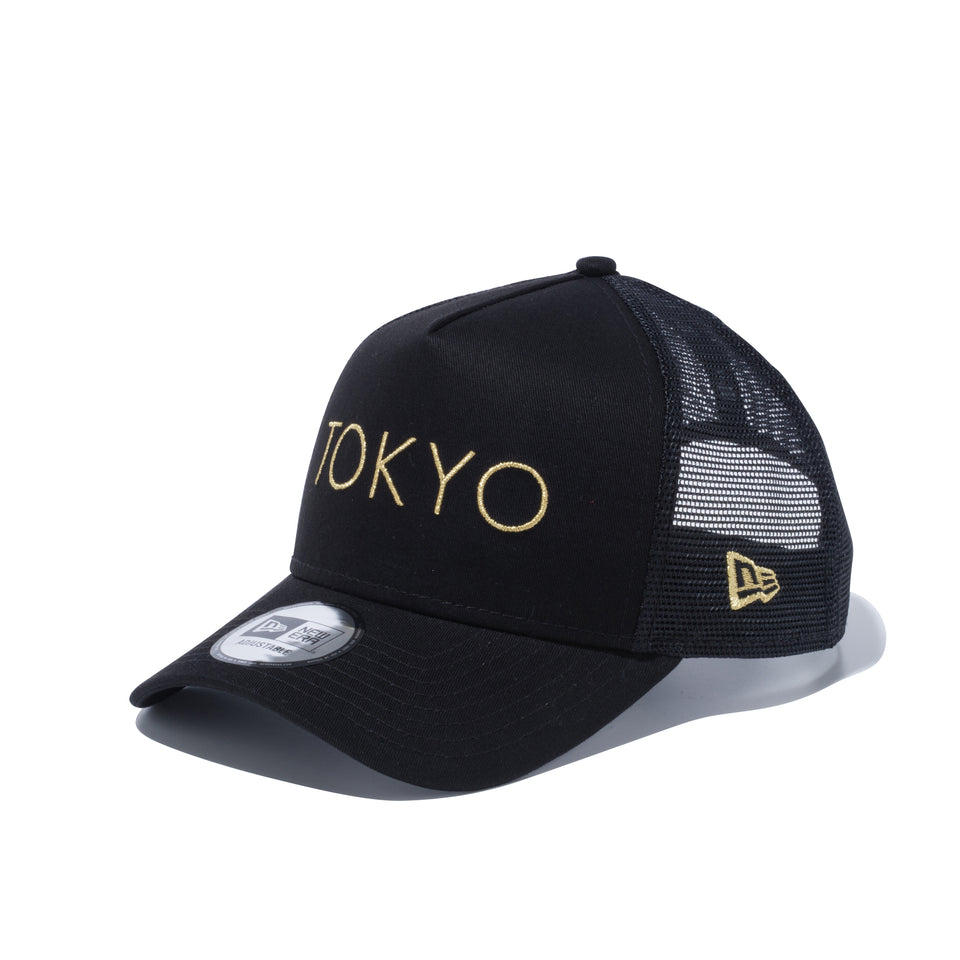 9FORTY A-Frame トラッカー TOKYO ロゴ ブラック