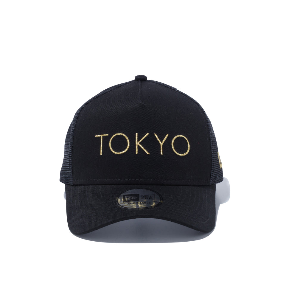 9FORTY A-Frame トラッカー TOKYO ロゴ ブラック