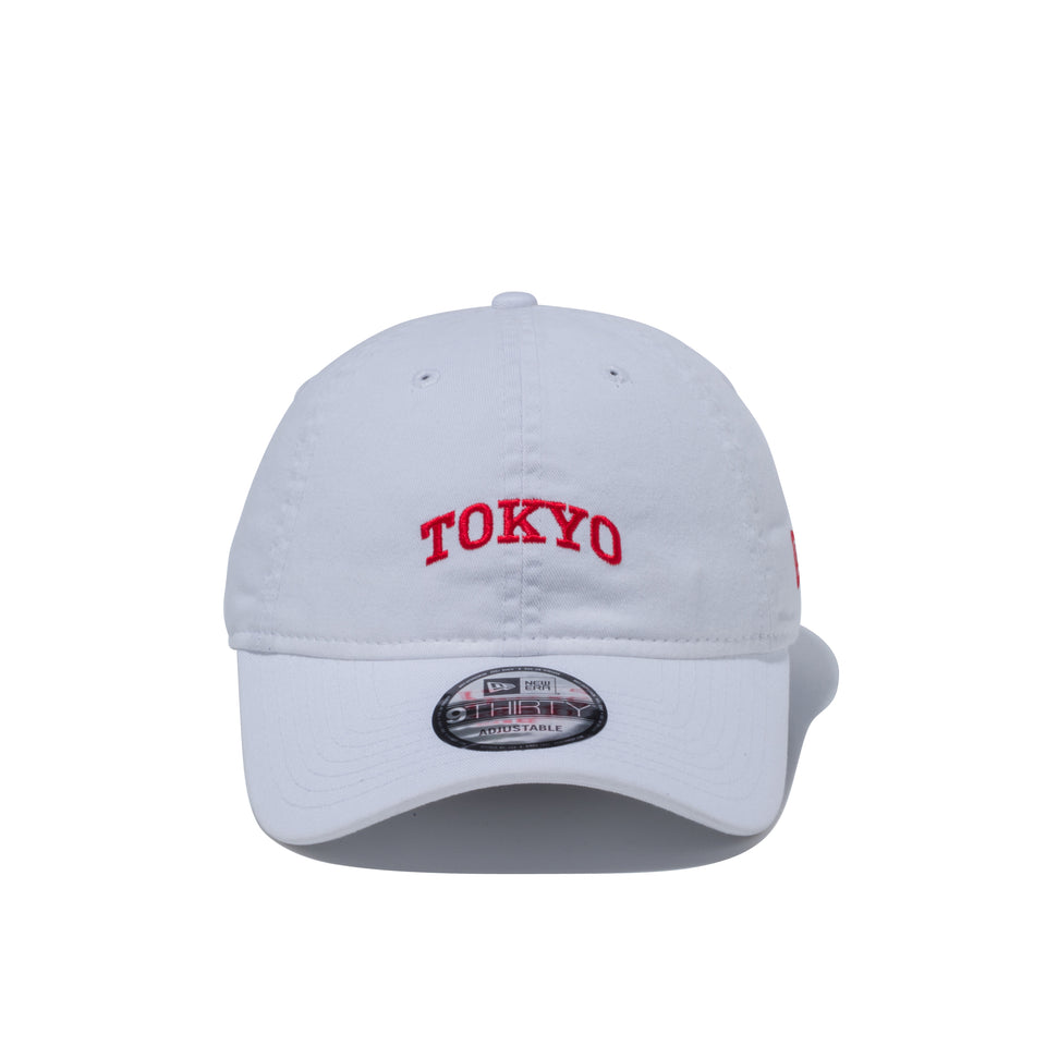9THIRTY TOKYO アーチロゴ ホワイト × ラディアントレッド