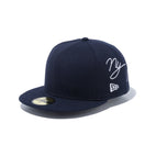 59FIFTY ビッグロゴ Originators of the True Fitted ネイビー × スノーホワイト