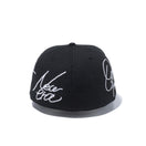 59FIFTY ビッグロゴ Originators of the True Fitted ブラック × スノーホワイト