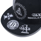 59FIFTY ダラー オールオーバー ブラック × スノーホワイト