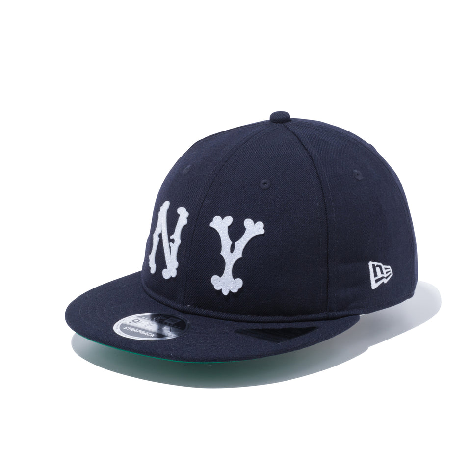 RC 9FIFTY フラットバイザー ニューヨーク・ハイランダーズ レザーストラップ ケリーアンダーバイザー