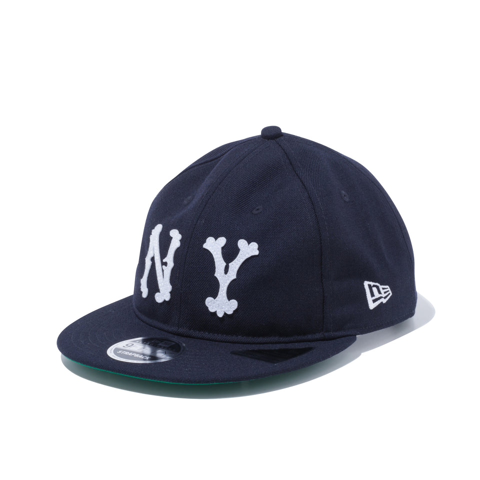 RC 9FIFTY フラットバイザー ニューヨーク・ハイランダーズ レザーストラップ ケリーアンダーバイザー
