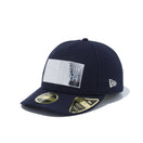 LP 59FIFTY メタリックボックスロゴ ネイビー × メタリックシルバー