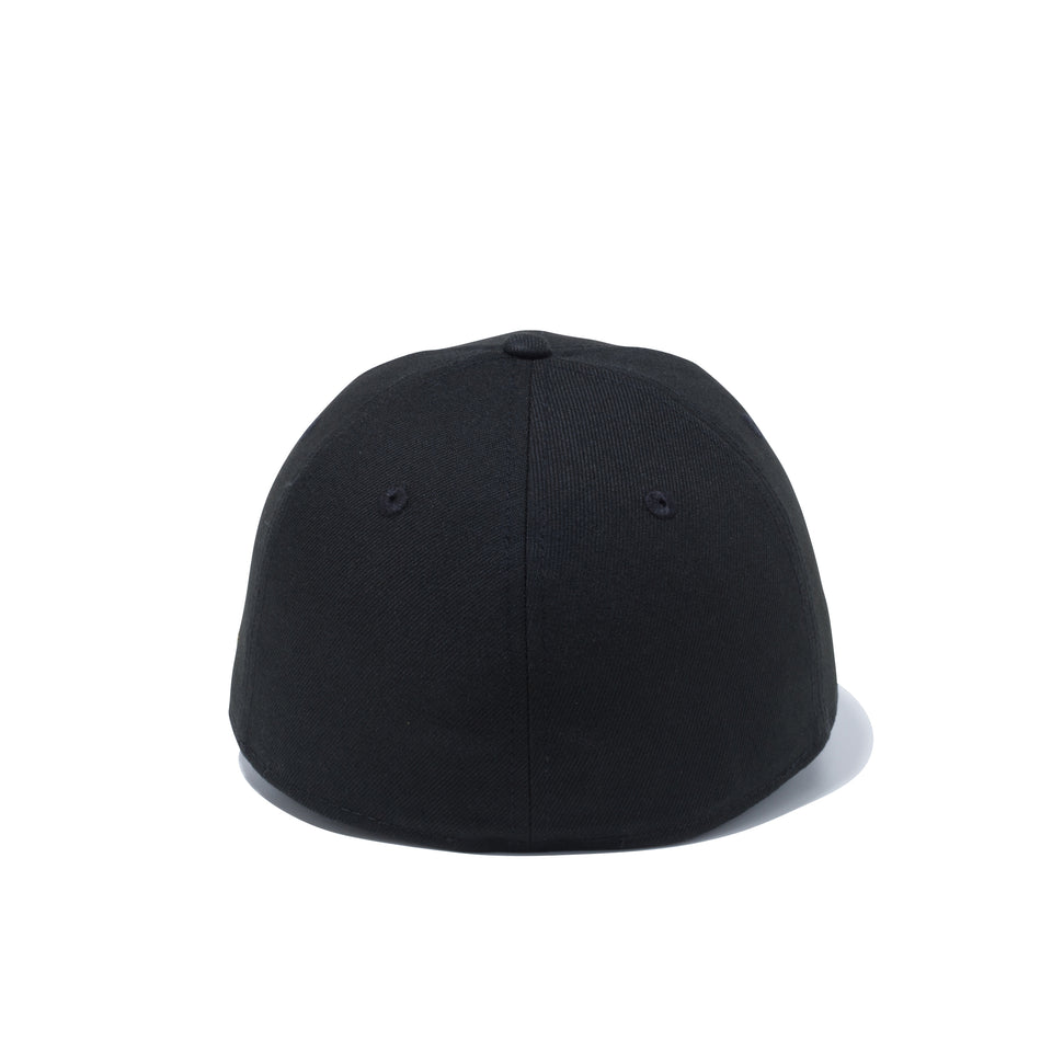 LP 59FIFTY メタリックボックスロゴ ブラック × メタリックゴールド