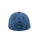 LP 59FIFTY 2トーンデニム NEW ERA ロゴ ウォッシュドデニム / スカーレット